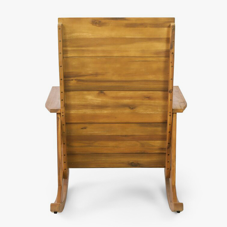 Solid Wood Adirondack Rocking Chair