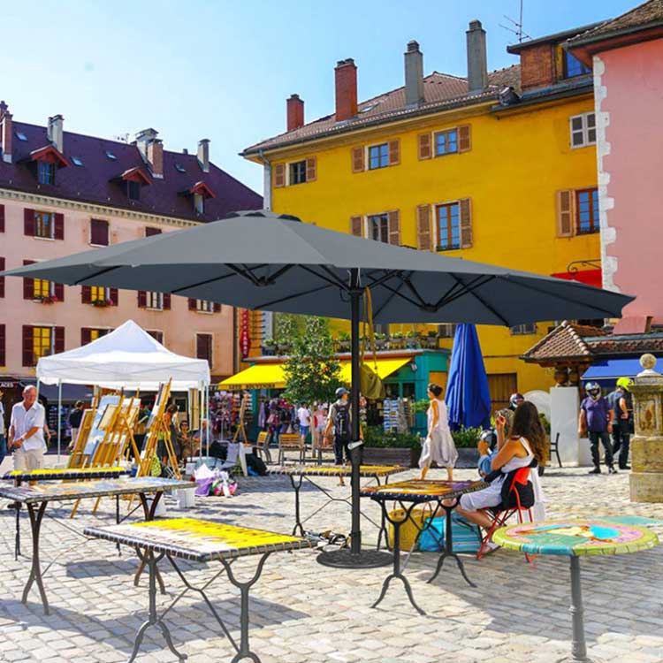 Double Sided Patio Umbrella
