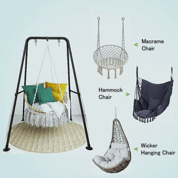 Hanging Swing Hammock Chair Stand