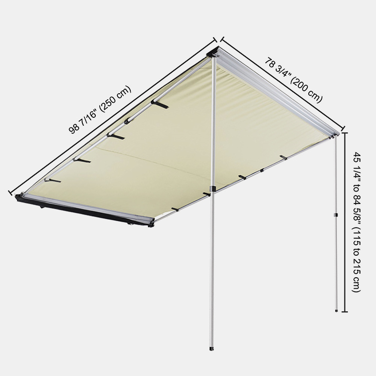 Pull-Out Retractable Vehicle Awning