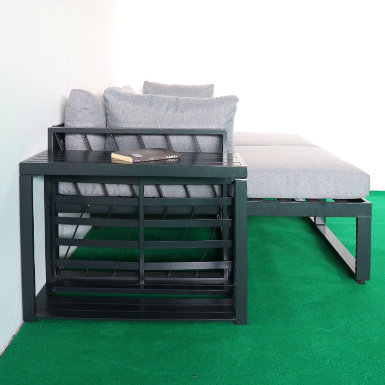 Newest Outdoor Sectional Sofa Set Aluminum