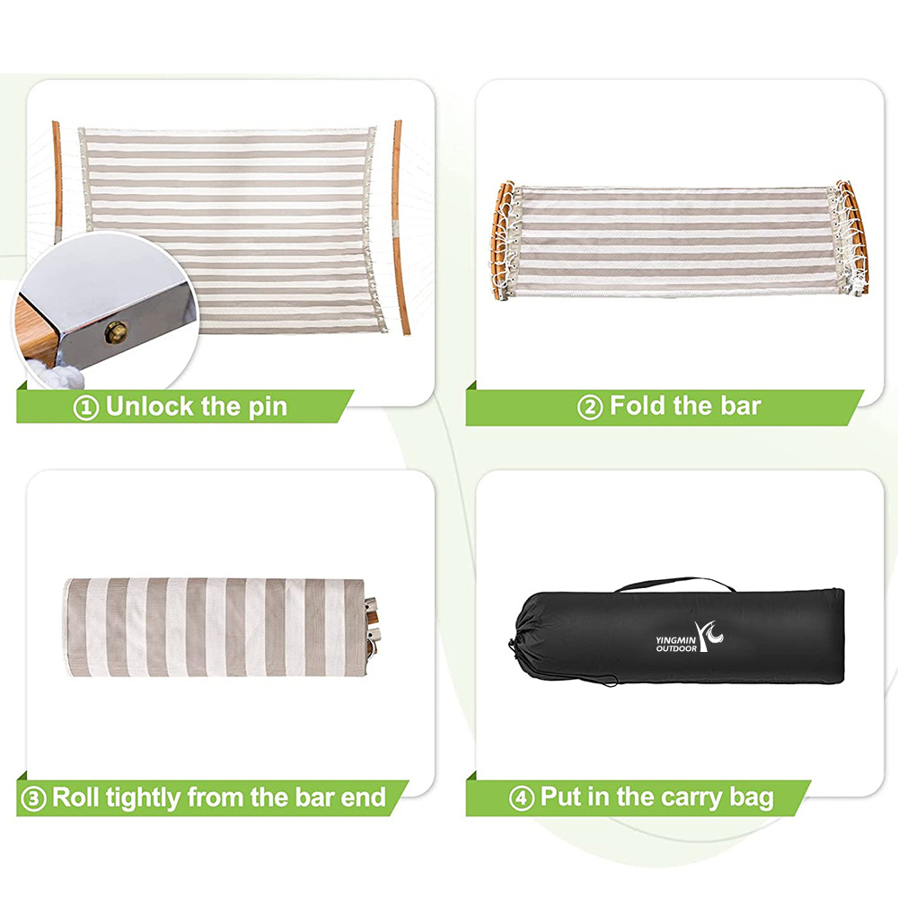 Folding Portable 14 FT Hammock