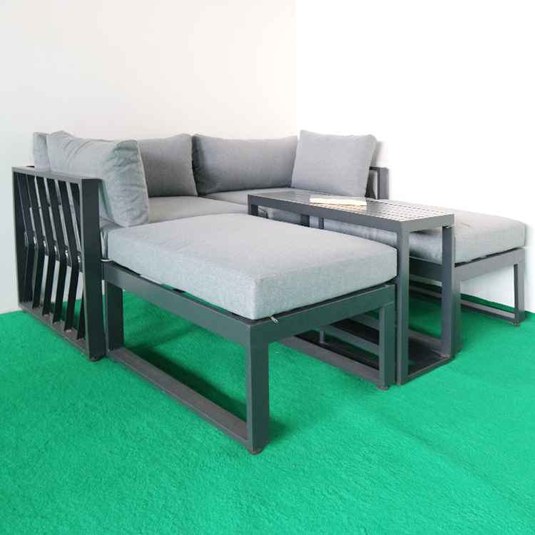Newest Outdoor Sectional Sofa Set Aluminum