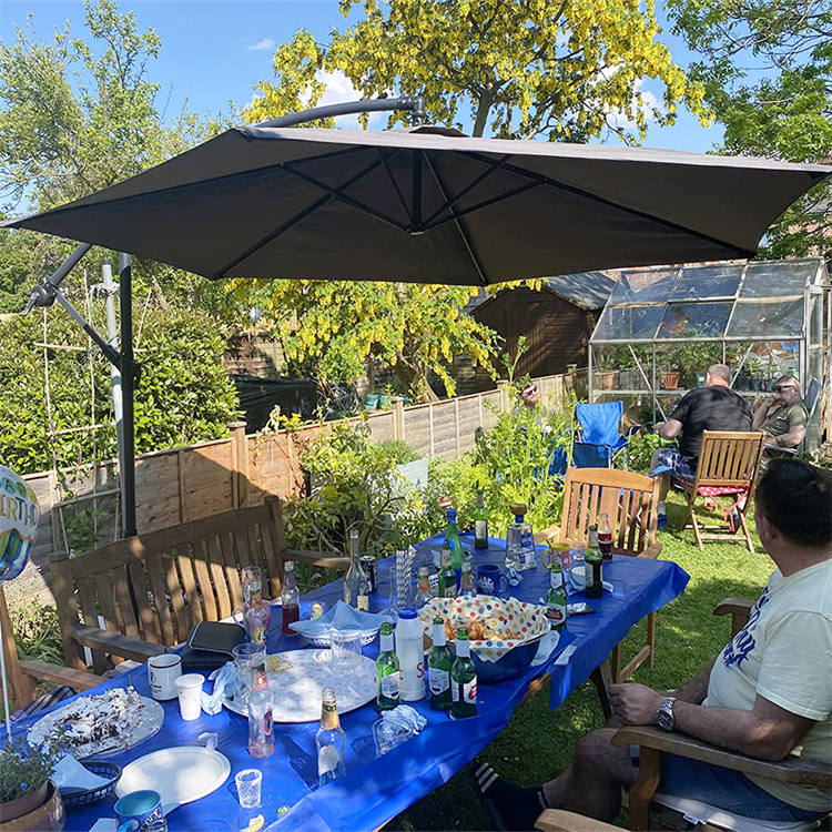 3m Cantilever Garden Parasol
