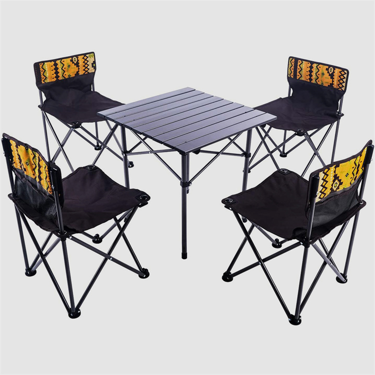 Portable Folding Table Chairs Set
