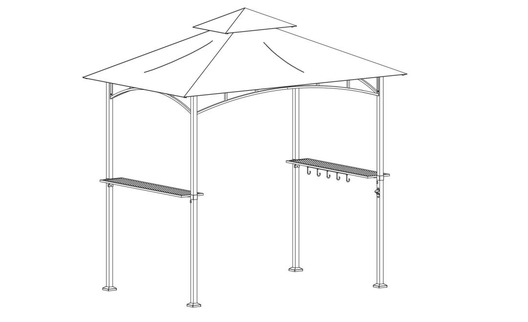 Steel Grill Gazebo Installation Instructions