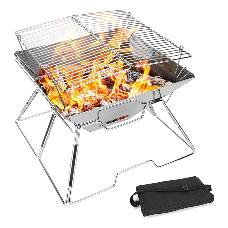 Portable Burning Charcoal Camping Grill