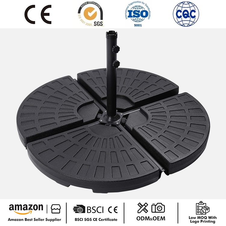 4PCS Fan Shaped Umbrella Base Stand