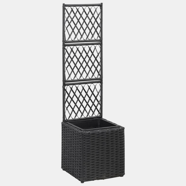 Raised Garden Bed with Trellis Planter Box