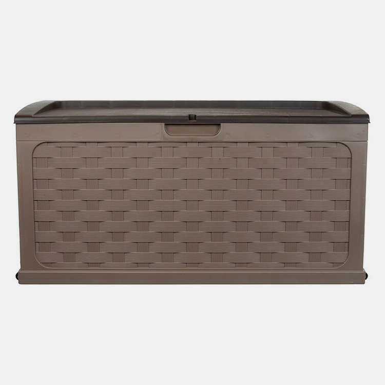 88 Gallon Rattan Storage Deck Box