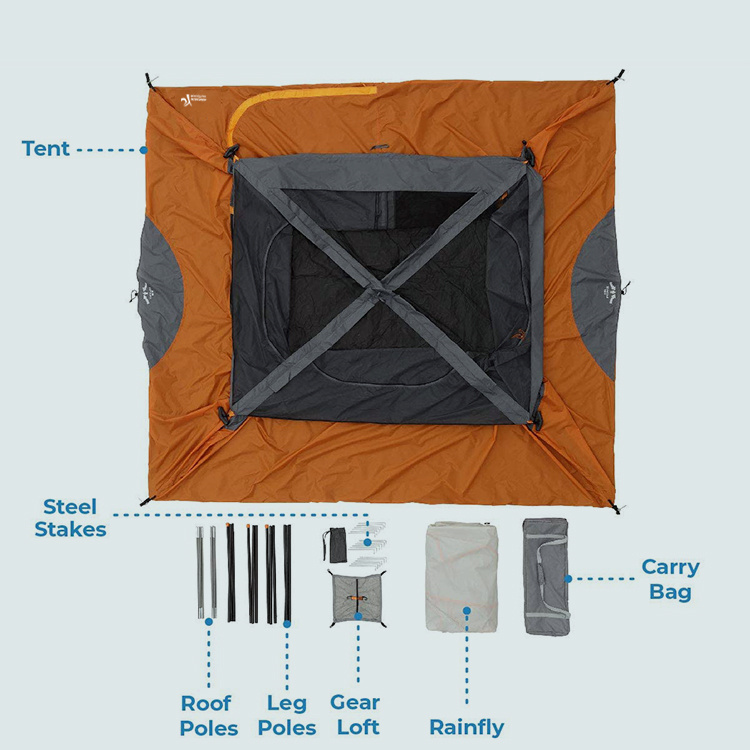 6 Person Double Deck Camping Tent