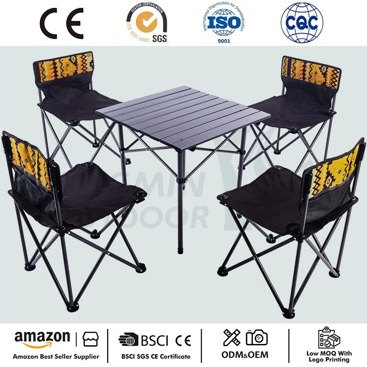 Portable Folding Table Chairs Set