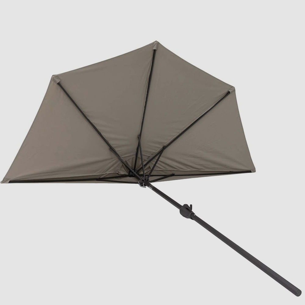 9ft Semi-Circular Terrace Outdoor Umbrella
