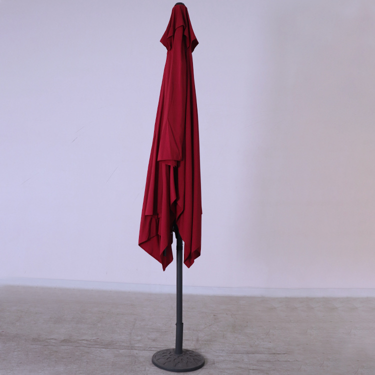 8 x 11ft Rectangular Patio Market Umbrella