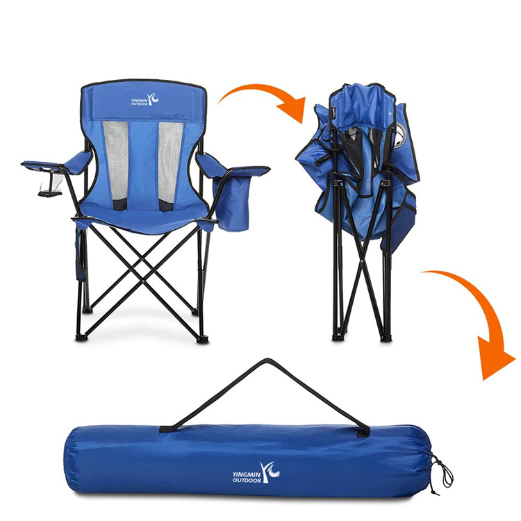 Portable Folding Camping Chair with Cooler
