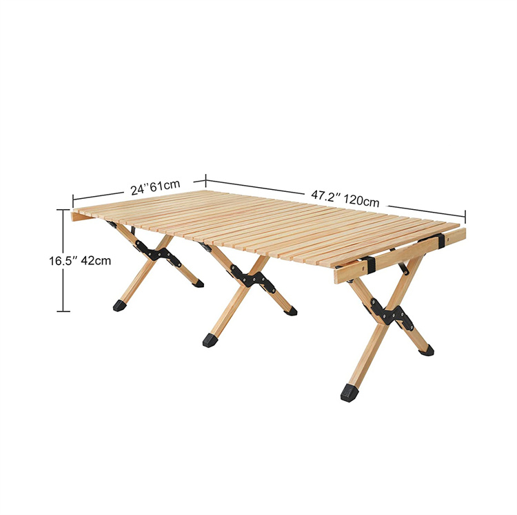 Lightweight Roll Up Picnic Camping Table