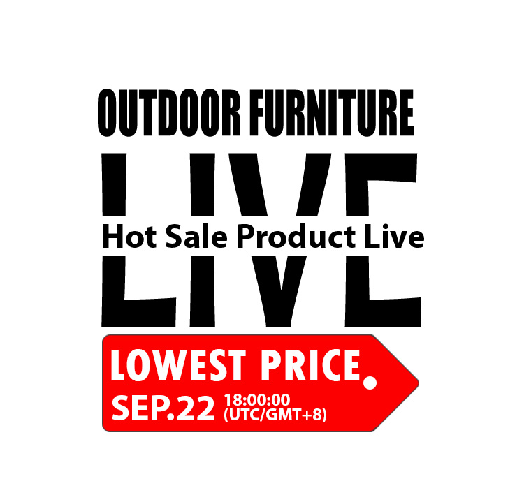 The third live of the September sales of outdoor furniture