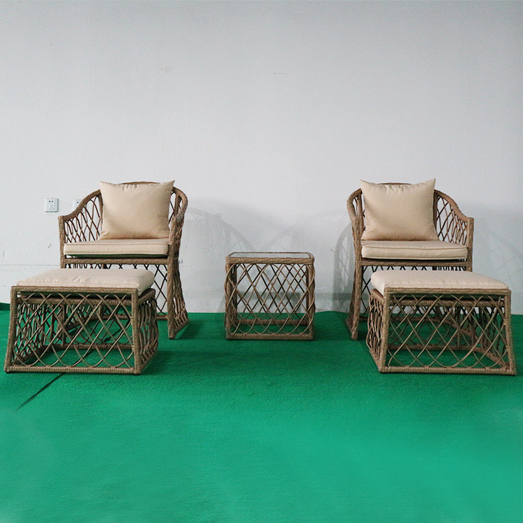 New PE Wicker Seating Group with Cushions