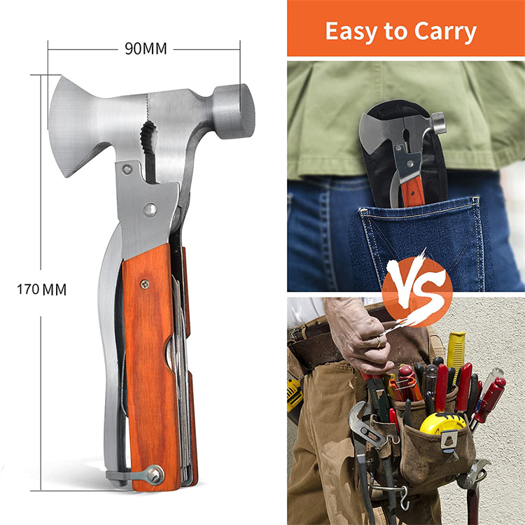 16 in 1 Multitool Emergency Escape Axe Hammer