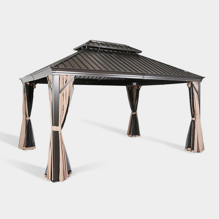 12' x 10' Aluminum Frame Hardtop Gazebo