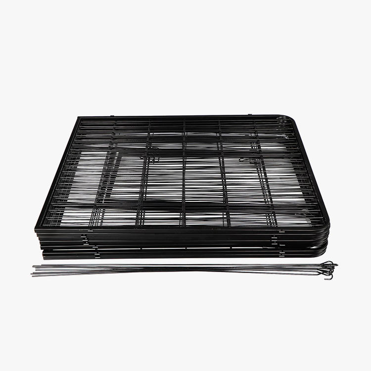 8 Panels Metal Barrier Kennel Fence
