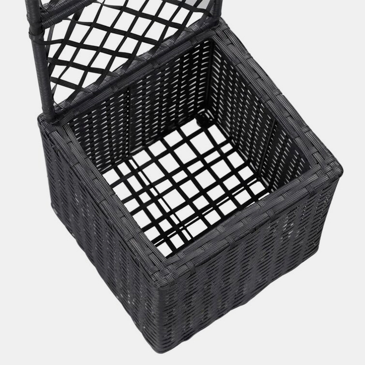 Raised Garden Bed with Trellis Planter Box