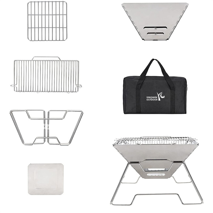 Portable Burning Charcoal Camping Grill