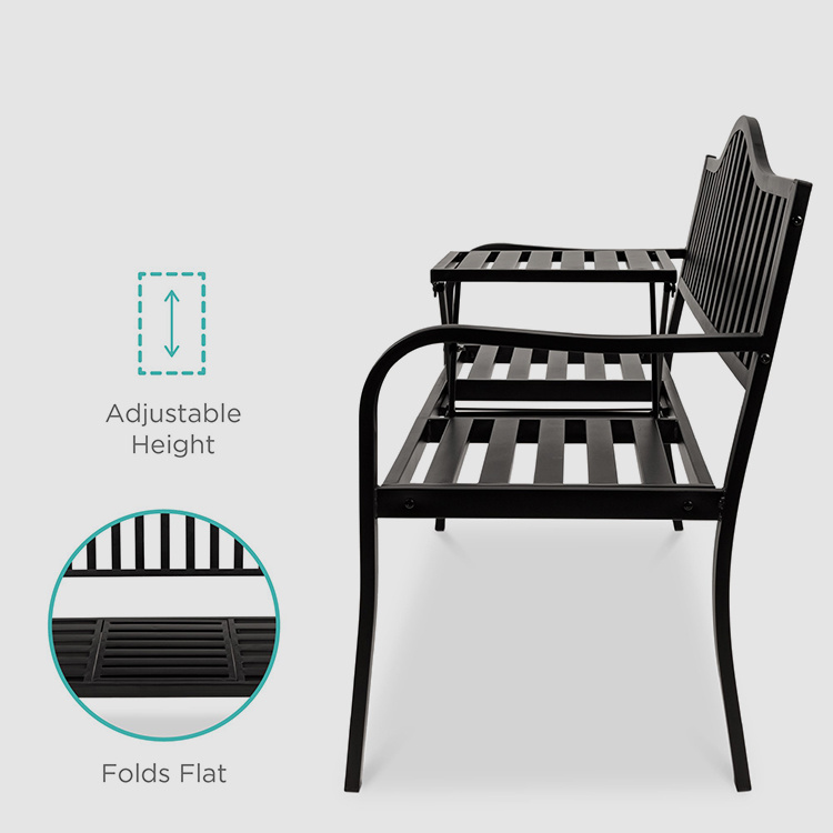 Outdoor Cast Iron Garden Bench Table