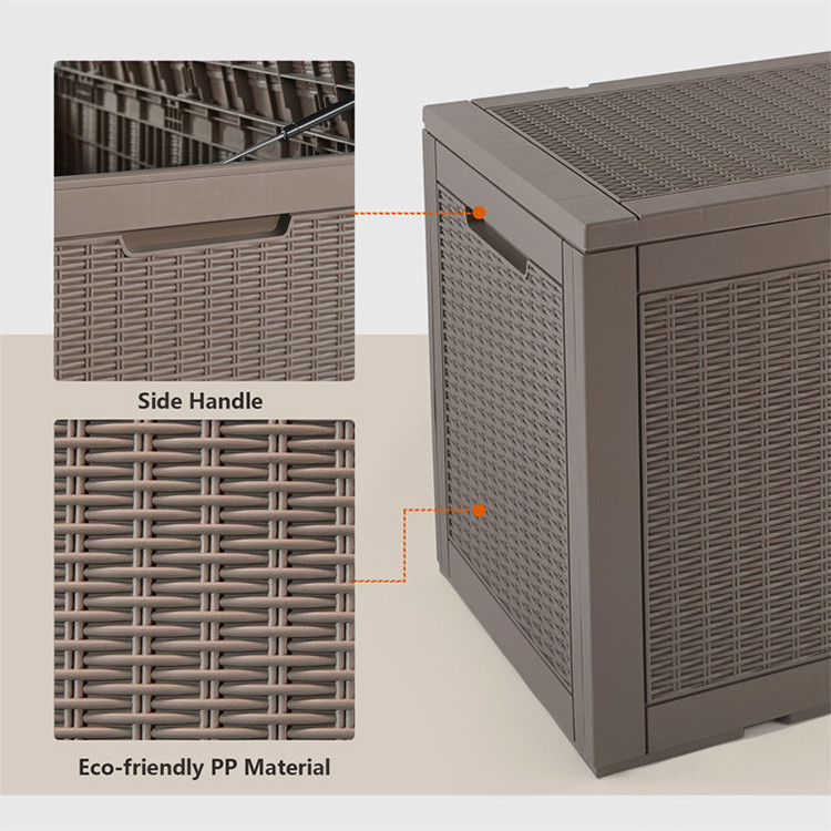100 Gallon Lockable Resin Deck Box