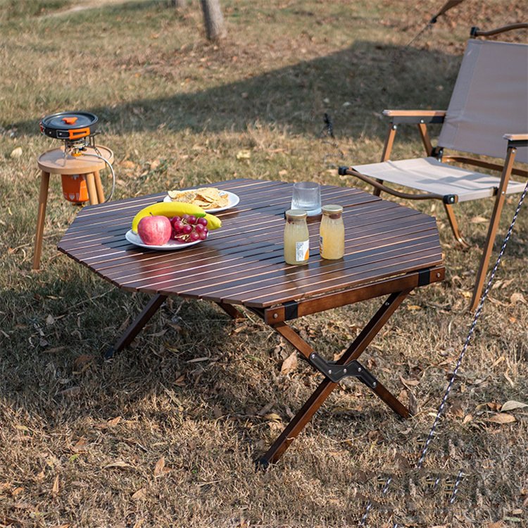 Octagonal Folding Camping Picnic Table