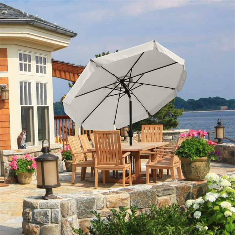 7.5ft 8 Ribs Market Patio Umbrella