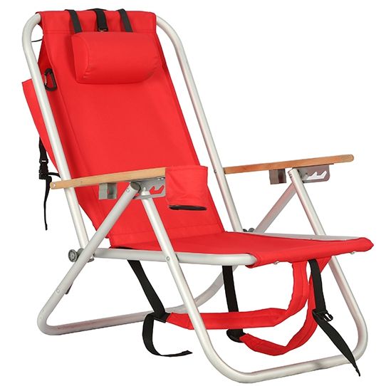Portable Beach Chair Folding Recliner Lounge