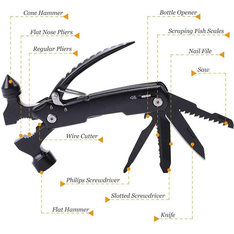 Multitool Hammer Car Safety Hammer