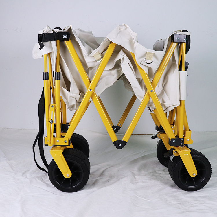 Outdoor Collapsible Beach Wagon Cart