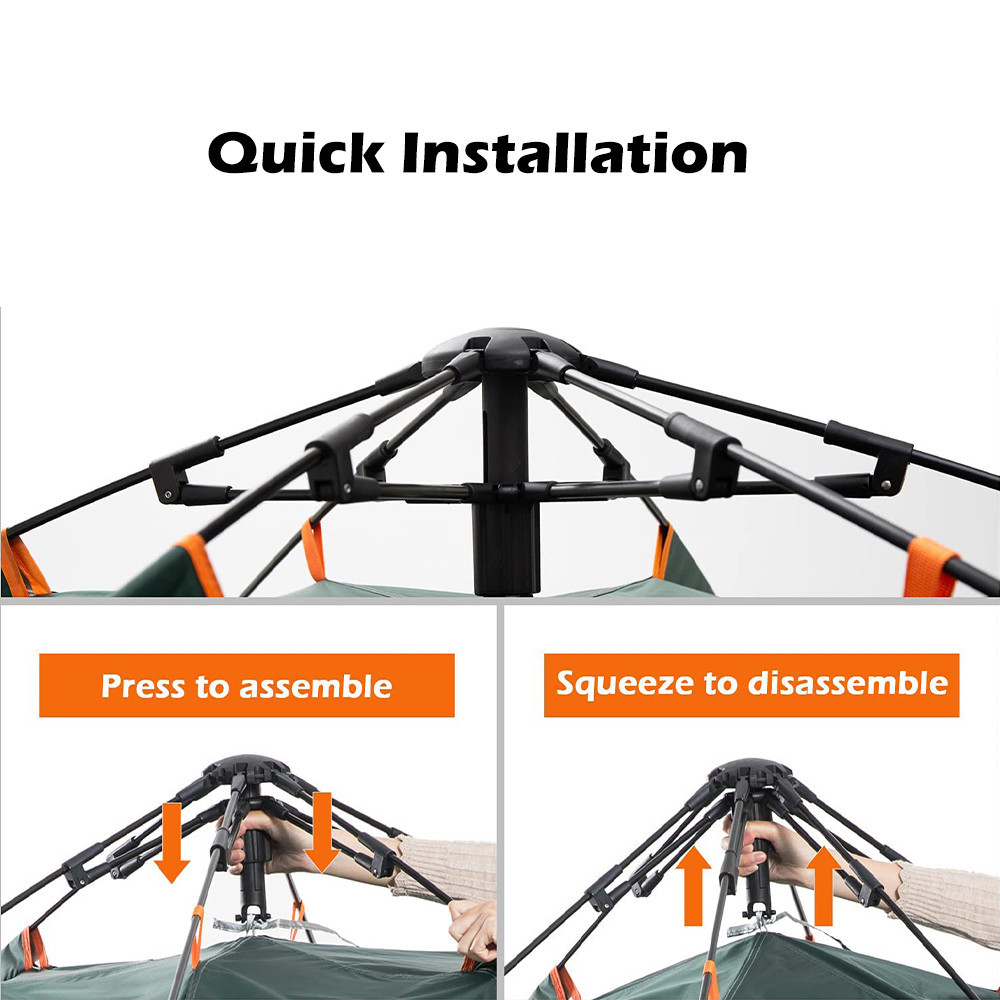 Camping Waterproof Automatic 3 Person Tent