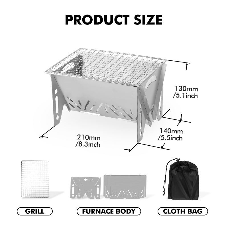 Folding Grill Camping Stove