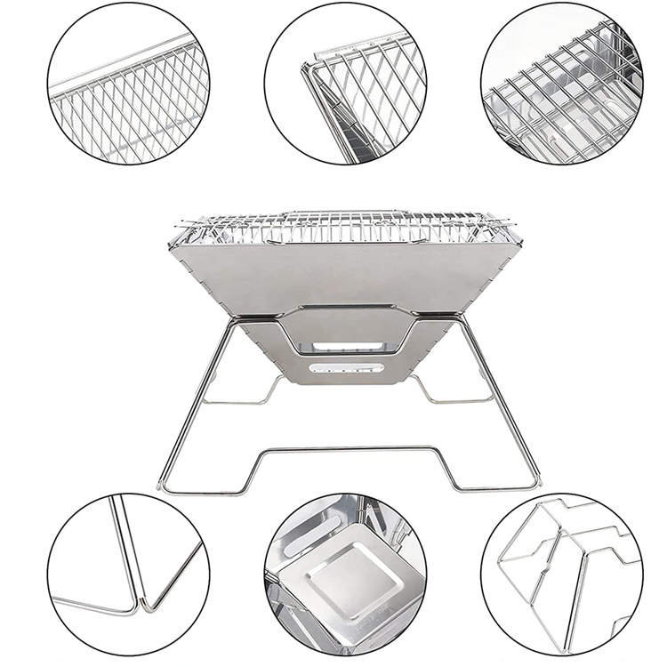 Portable Burning Charcoal Camping Grill