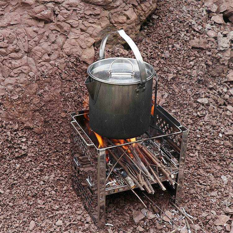 Camping BBQ stove burner