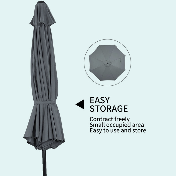 9Ft Crank Market Umbrella