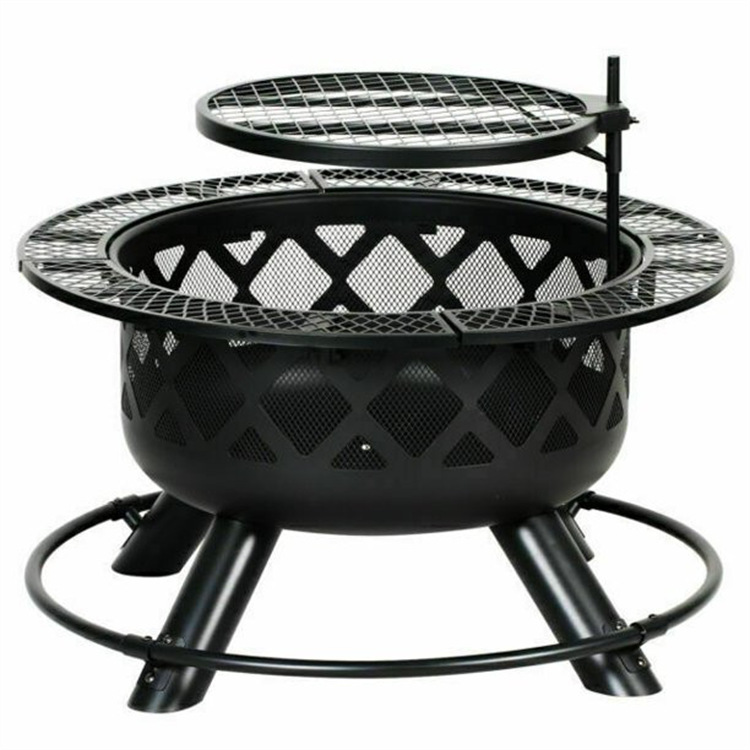 Wood Burning Fire Pit for Outdoor Grill
