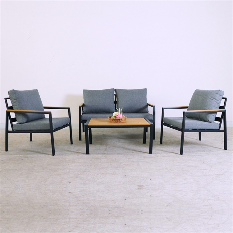 Outdoor 4 Piece Steel Conversation Set