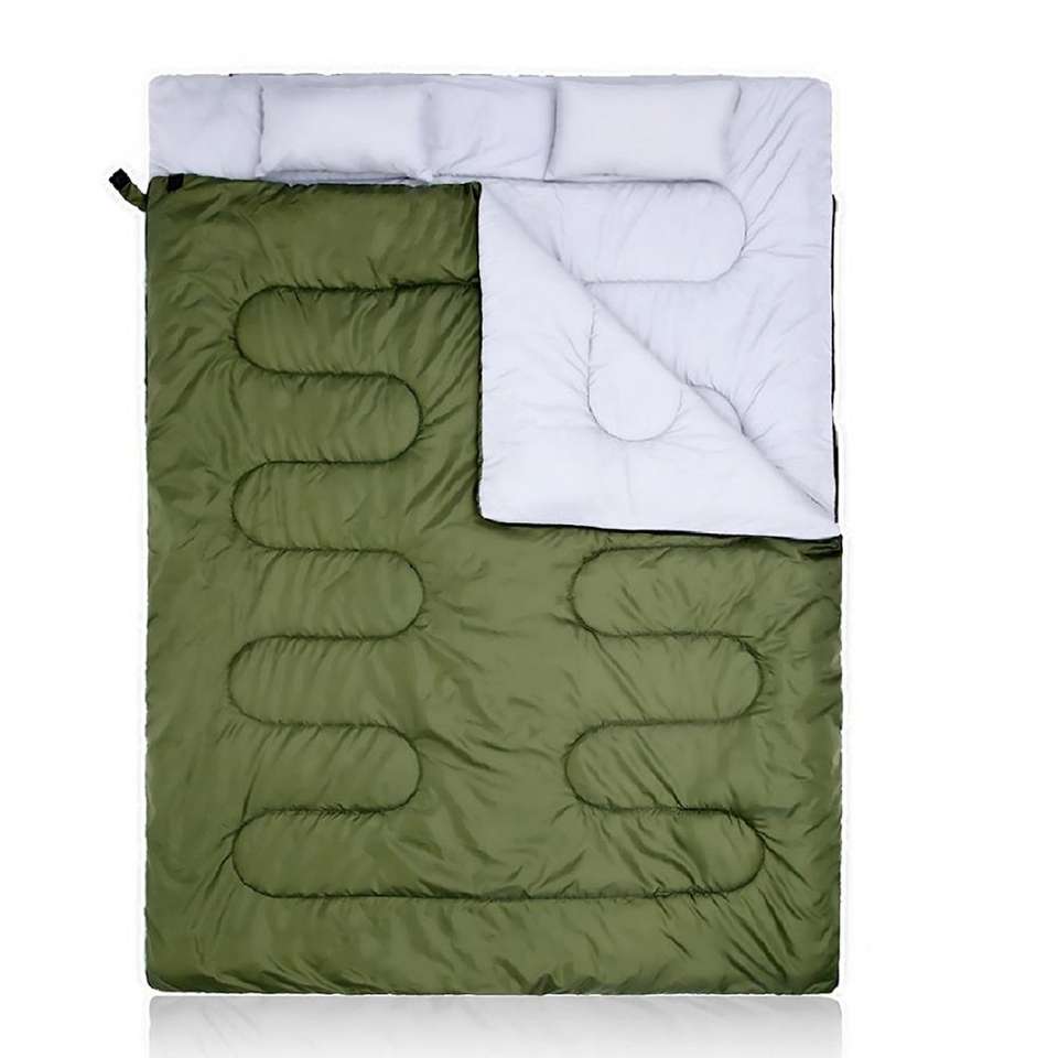 Double Sleeping Bag with Pillow
