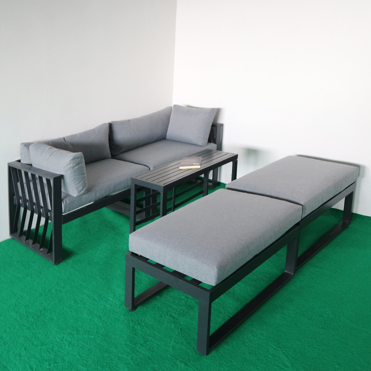 Newest Outdoor Sectional Sofa Set Aluminum