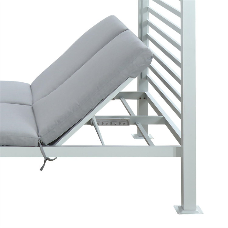 Outdoor Patio Sunbed Daybed with Cushions