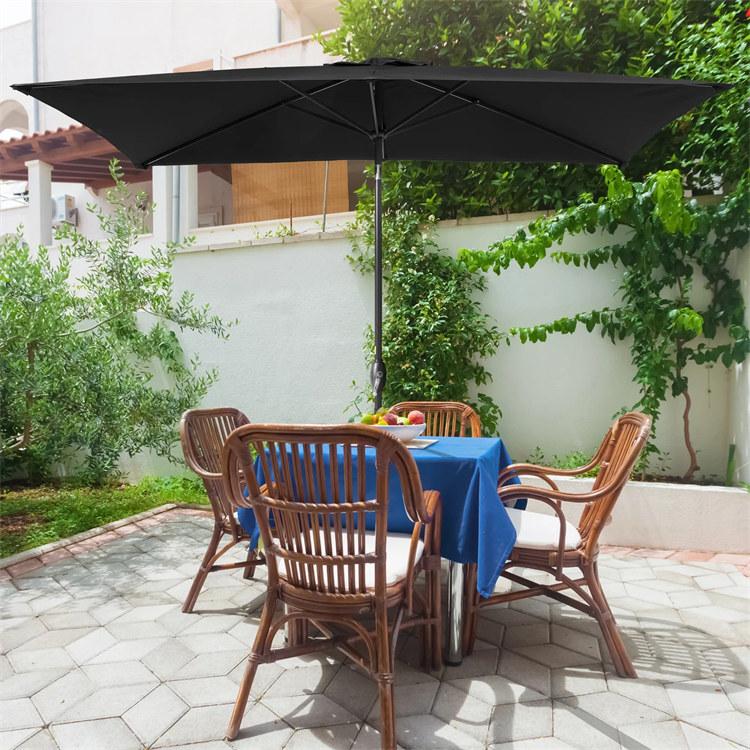 10x 6.5FT Rectangular Market Umbrella