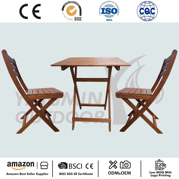 Patio Premium Hardwood 3-Piece Bistro Set