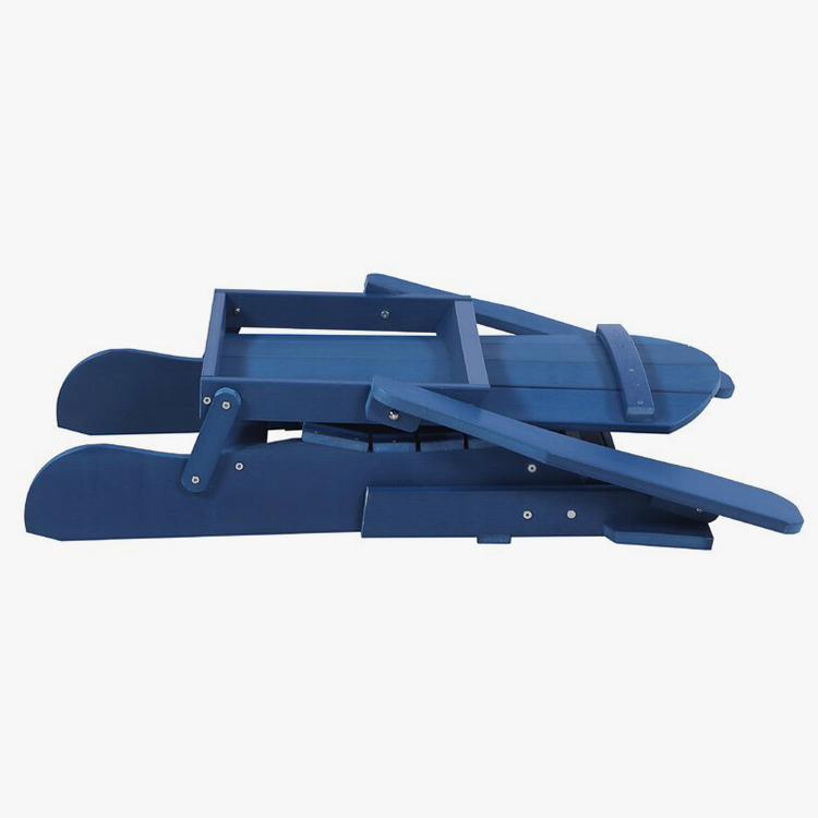 Resin Folding Adirondack Chair with Ottoman