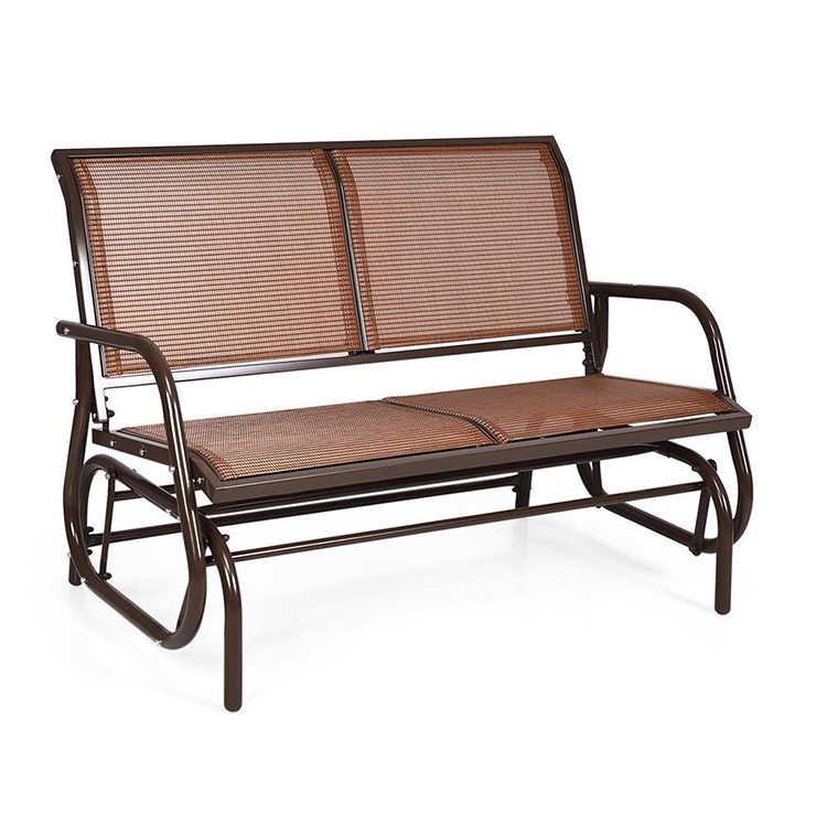 Outdoor Patio Bench Swing Glider Chair