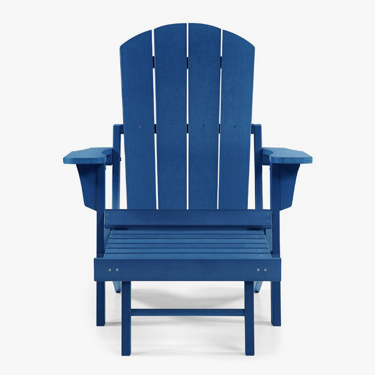 Resin Folding Adirondack Chair with Ottoman