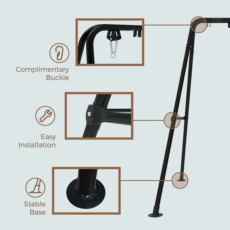 Hanging Swing Hammock Chair Stand